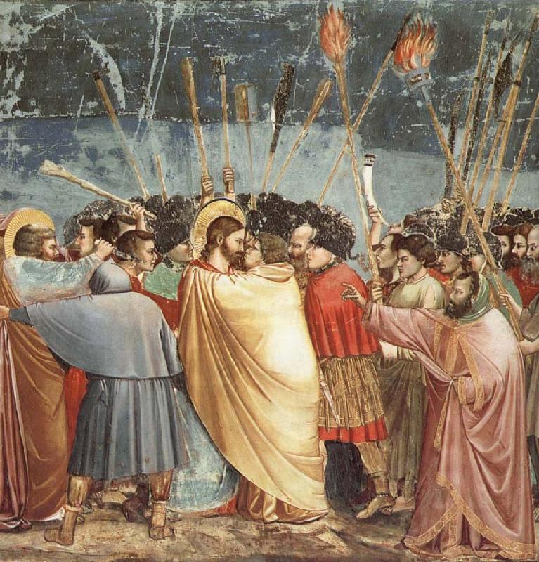 unknow artist Giotto, Judaskyssen Spain oil painting art